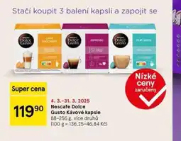 Tesco Nescafé deloce gusto kávové kapsle nabídka