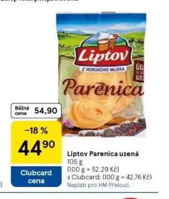 Tesco Liptov parenica uzená nabídka