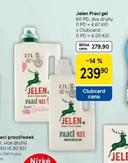 Tesco Jelen prací gel nabídka