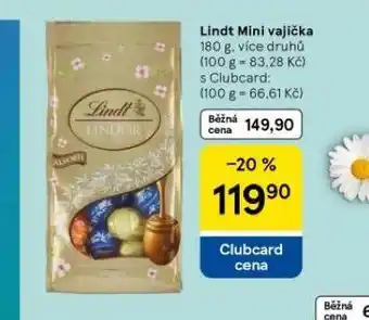 Tesco Lindt mini vajíčka nabídka