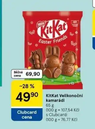 Tesco Kitkat velikonoční kamarádi nabídka