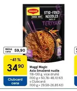 Tesco Maggi magic asia smažené nudle nabídka