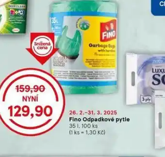 Tesco Fino odpadkové pytle nabídka