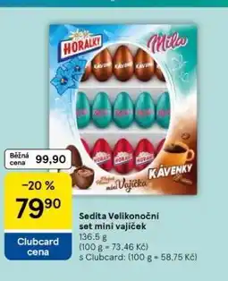 Tesco Sedita velikonoční set mini vajíček nabídka