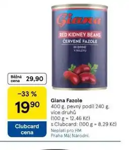 Tesco Giana fazole nabídka