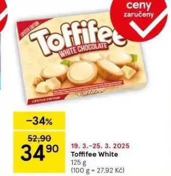 Tesco Toffifee white nabídka