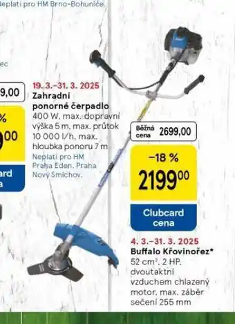 Tesco Buffalo křovinořez nabídka