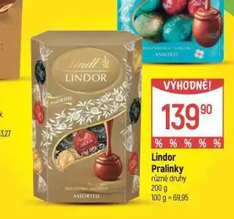 Globus Lindor pralinky nabídka