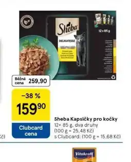 Tesco Sheba kapsičky pro kočky nabídka