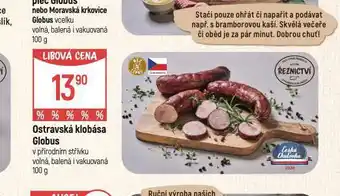 Globus Ostravská klobása nabídka