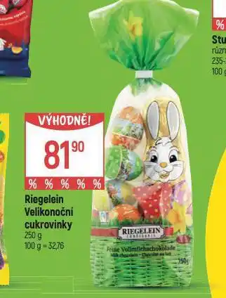 Globus Riegelein velikonoční cukrovinky nabídka