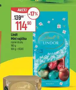 Globus Lindt mini vajíčka nabídka