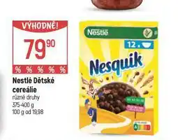 Globus Nestlé dětské cereálie nabídka