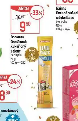 Globus Boramex one snack kukuřičný solený nabídka