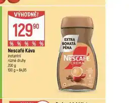 Globus Nescafé instantní káva nabídka