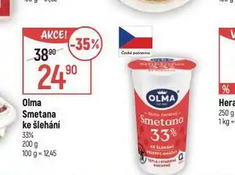 Globus Olma smetana ke šlehání 33% nabídka