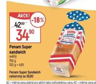 Globus Penam super sandwich nabídka