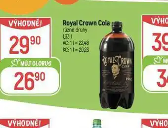 Globus Royal crown cola nabídka