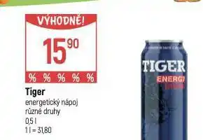 Globus Tiger energy drink nabídka