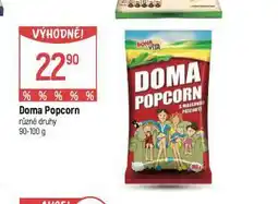 Globus Doma popcorn nabídka