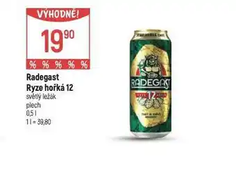 Globus Pivo radegast ryze hořká 12 nabídka