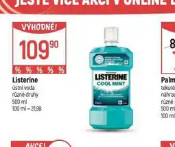 Globus Listerine ústní voda nabídka