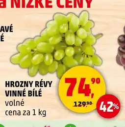 Penny Market HROZNY RÉVY VINNÉ BÍLÉ volné nabídka