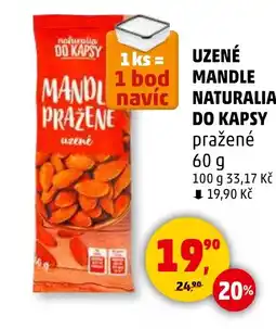 Penny Market UZENÉ MANDLE NATURALIA DO KAPSY nabídka