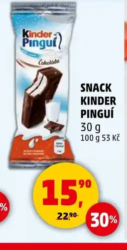 Penny Market SNACK KINDER PINGUÍ nabídka