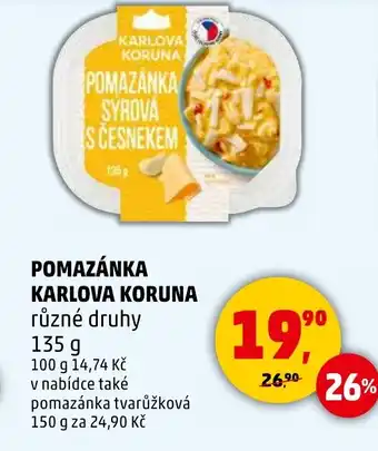 Penny Market POMAZÁNKA KARLOVA KORUNA nabídka