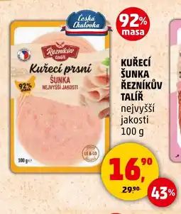 Penny Market KUŘECÍ ŠUNKA ŘEZNÍKŮV TALÍŘ nabídka