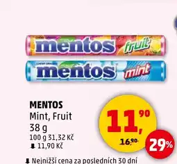 Penny Market MENTOS Mint, Fruit nabídka