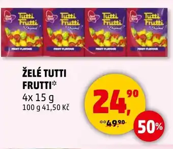 Penny Market ŽELÉ TUTTI FRUTTI* nabídka