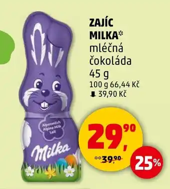 Penny Market ZAJÍC MILKA* mléčná nabídka