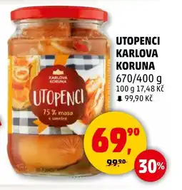 Penny Market UTOPENCI KARLOVA KORUNA nabídka