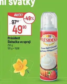 Globus Président šlehačka ve spreji nabídka