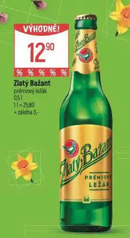 Globus Pivo zlatý bažant nabídka