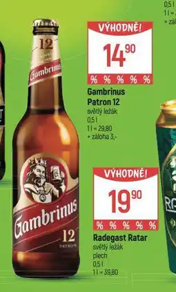 Globus Pivo gambrinus nabídka