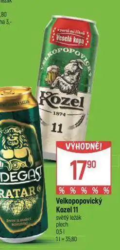 Globus Pivo velkopopovický kozel nabídka