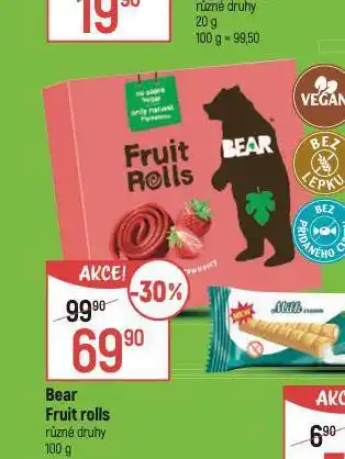 Globus Bear fruit rolls nabídka