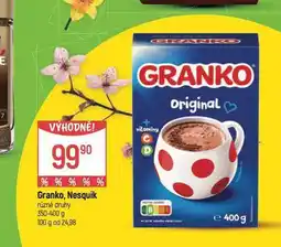 Globus Nesquik nabídka