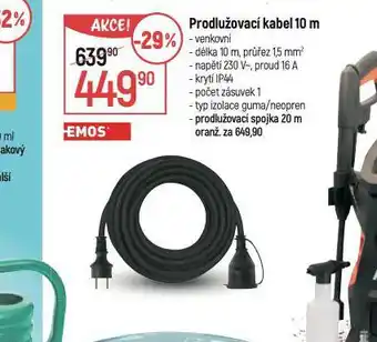 Globus Prodlužovací kabel 10 m nabídka