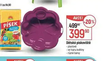 Globus Dětské pískoviště nabídka