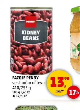 Penny Market FAZOLE PENNY ve slaném nálevu nabídka
