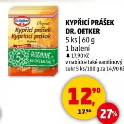 Penny Market KYPŘICÍ PRÁŠEK DR. OETKER nabídka