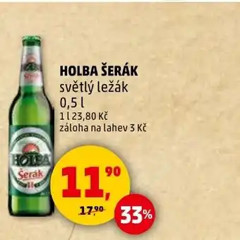 Penny Market HOLBA ŠERÁK světlý ležák nabídka