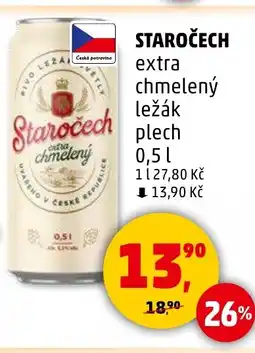 Penny Market STAROČECH extra chmelený ležák nabídka