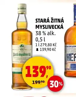 Penny Market STARÁ ŽITNÁ MYSLIVECKÁ 38% alk. 0,51 nabídka