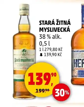 Penny Market STARÁ ŽITNÁ MYSLIVECKÁ 38% alk. 0,51 nabídka