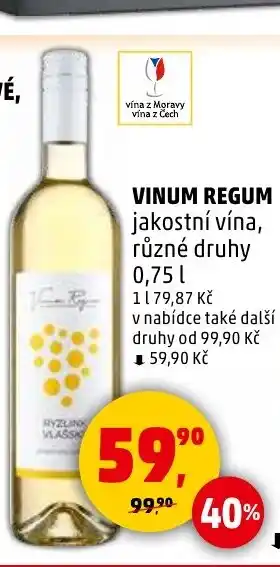 Penny Market VINUM REGUM nabídka